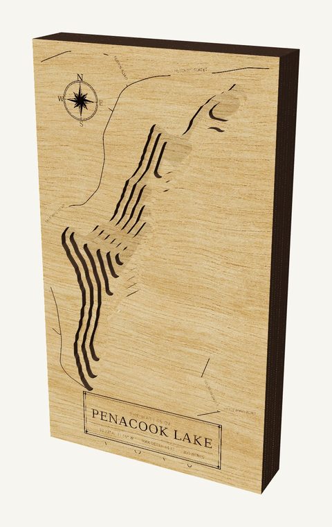 Penacook Lake wood map