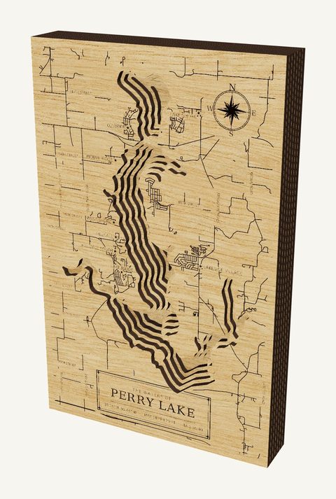 Perry Lake wood map