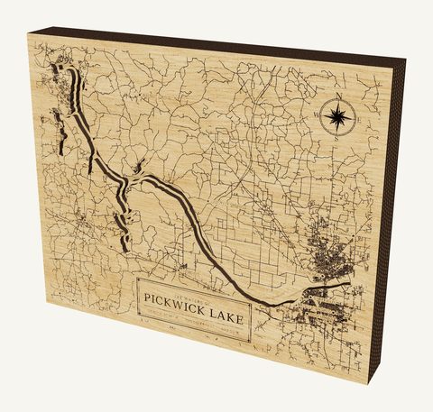 Pickwick Lake wood map