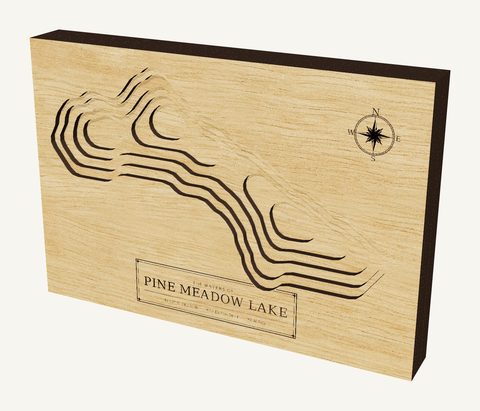 Pine Meadow Lake wood map
