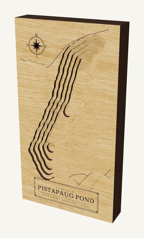 Pistapaug Pond wood map