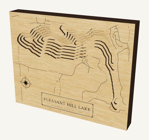 Pleasant Hill Lake wood map