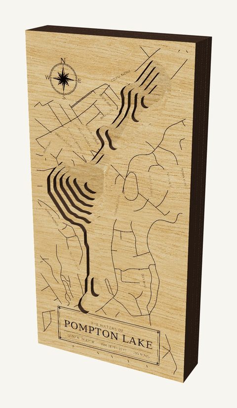 Pompton Lake wood map