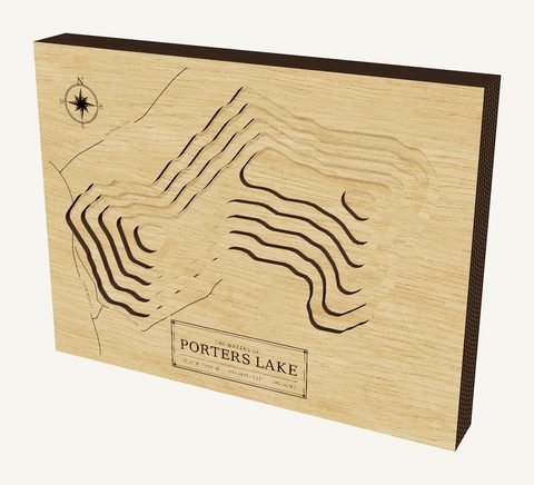 Porters Lake wood map