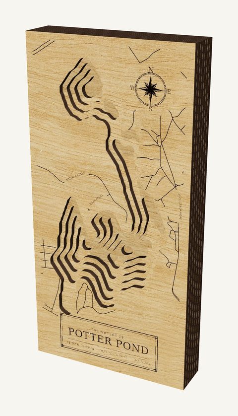 Potter Pond wood map
