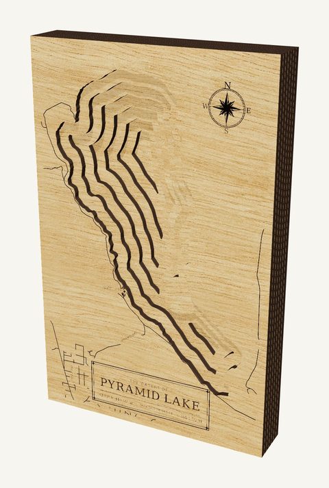 Pyramid Lake wood map