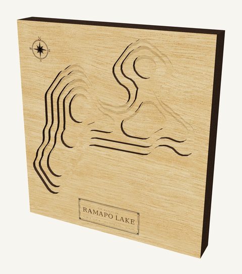 Ramapo Lake wood map