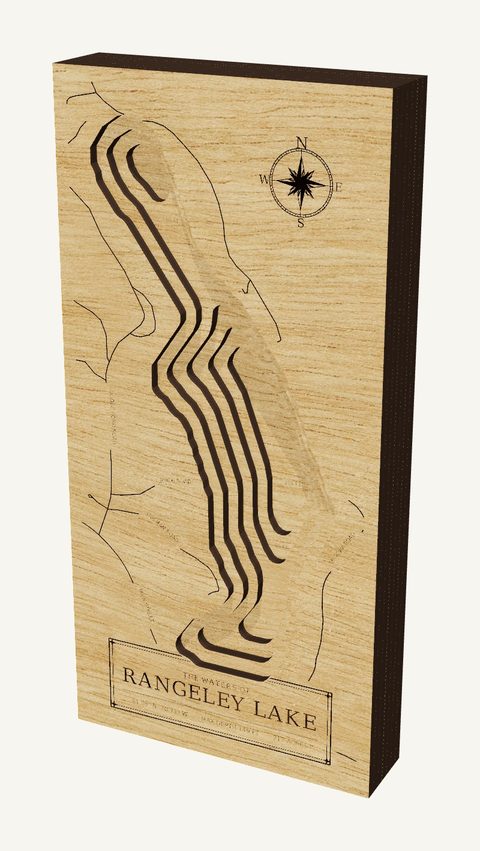 Rangeley Lake wood map