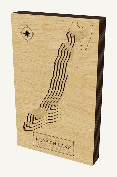 Redfish Lake wood map
