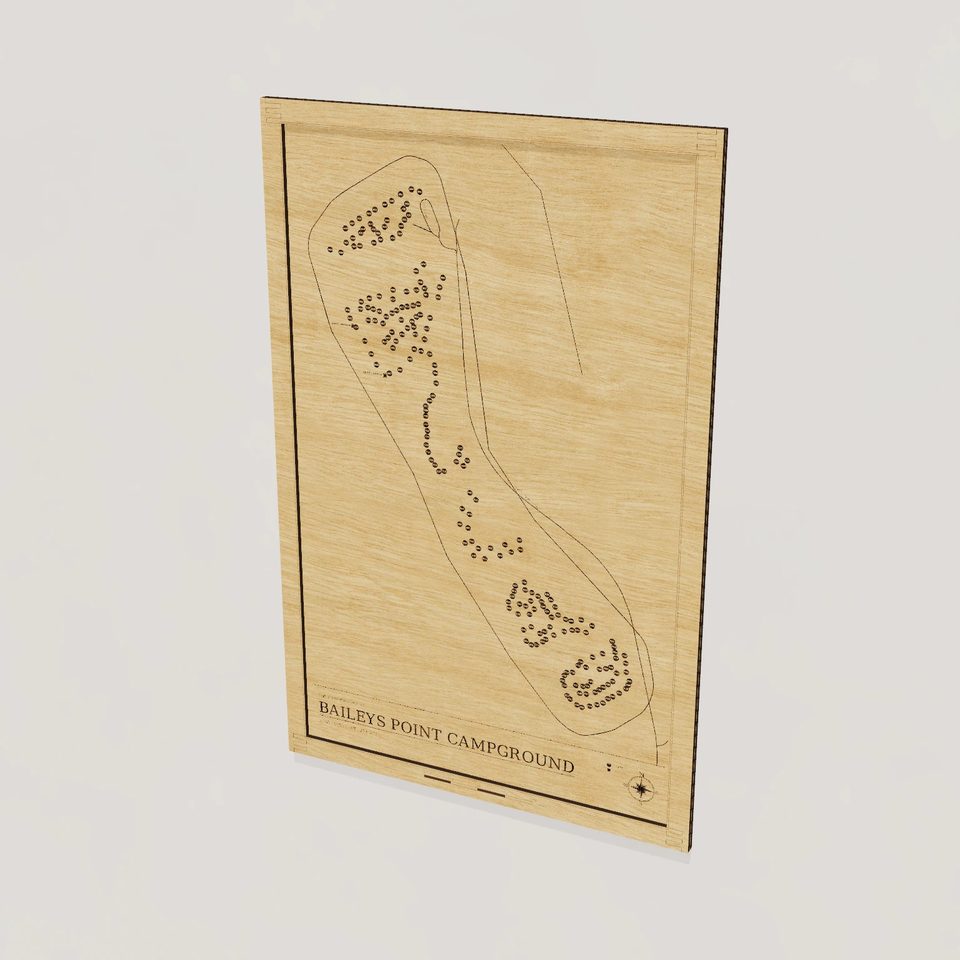 Baileys Point Campground map, hero view
