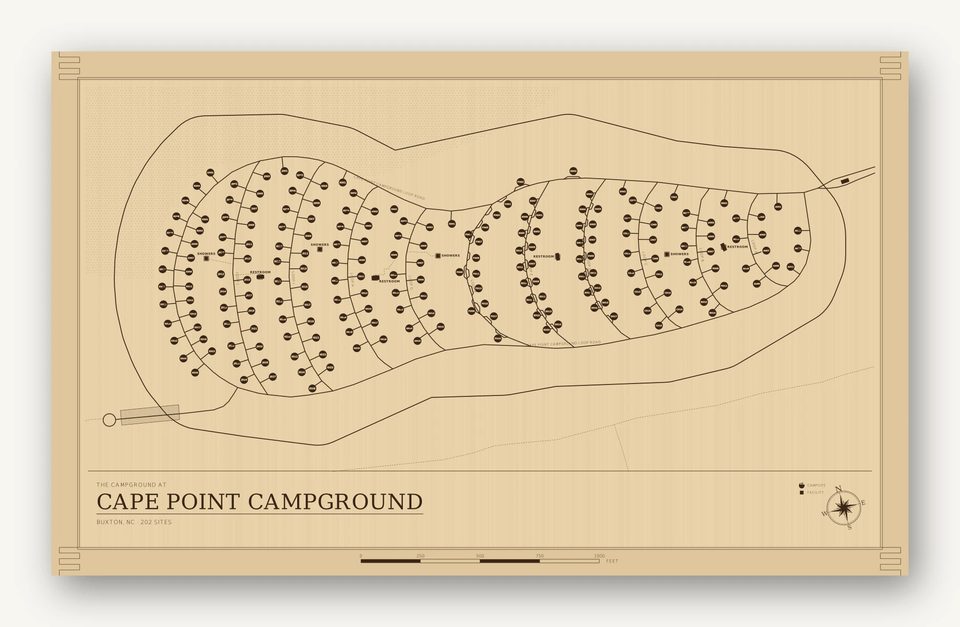 Cape Point Campground map, card view