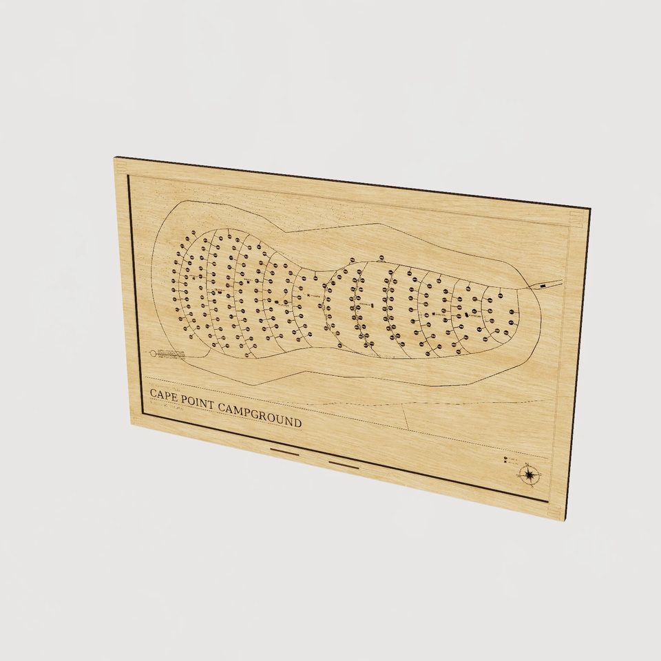 Cape Point Campground map, hero view
