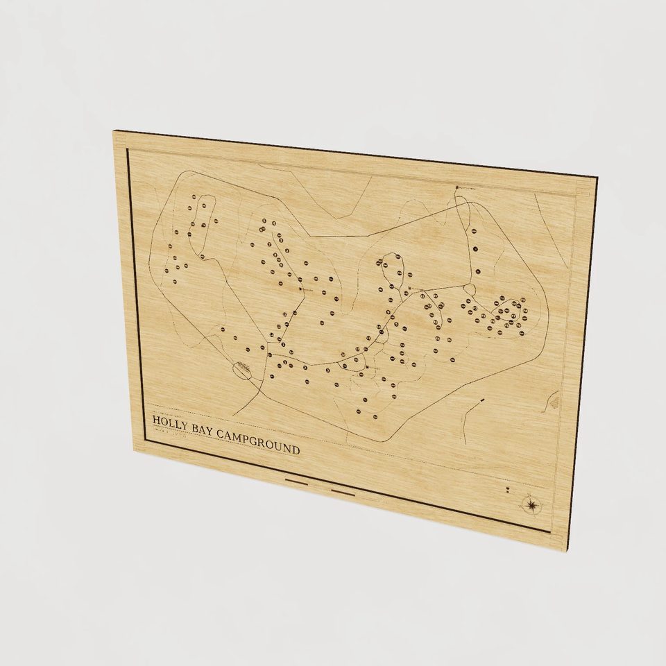 Holly Bay Campground map, hero view