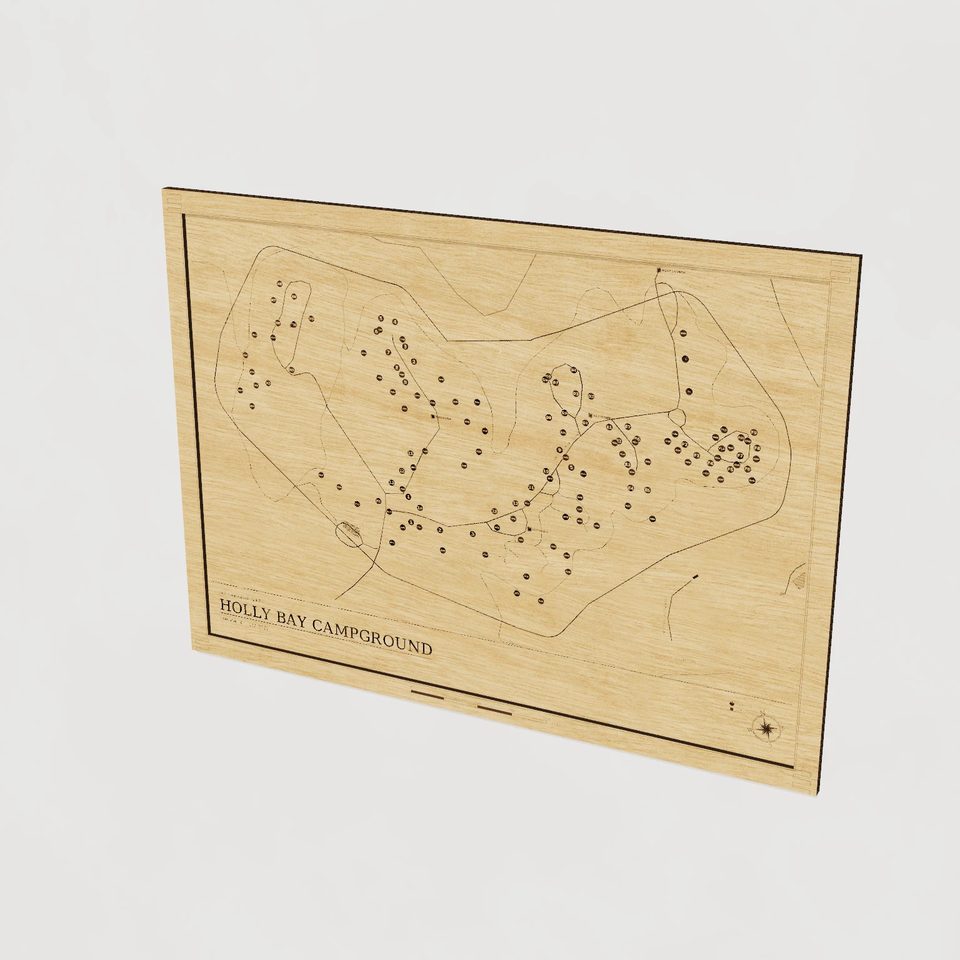 Holly Bay Campground map, hero view