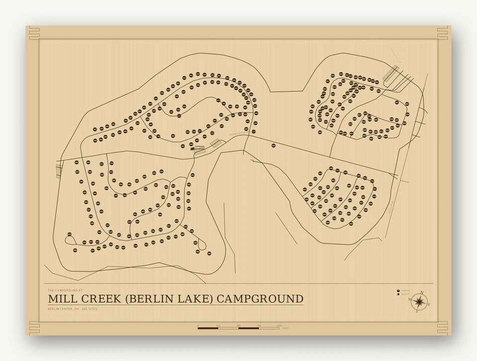 Mill Creek Campground map, card view
