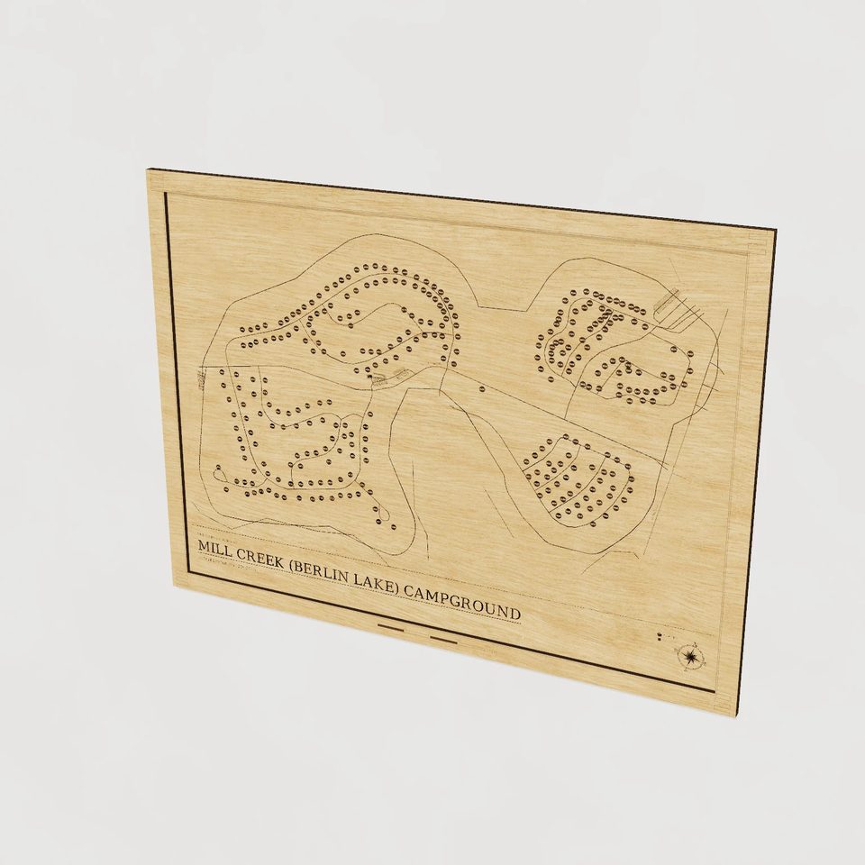 Mill Creek Campground map, hero view