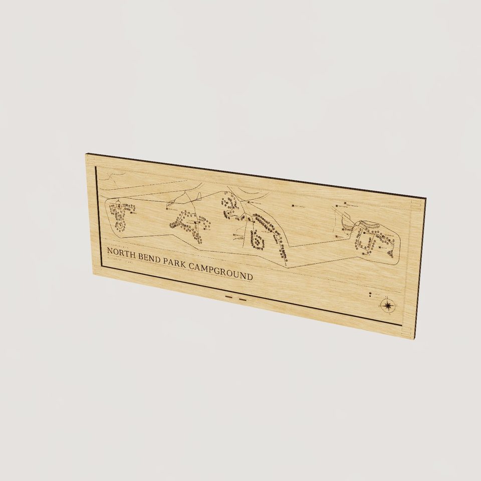 North Bend Park Campground map, hero view