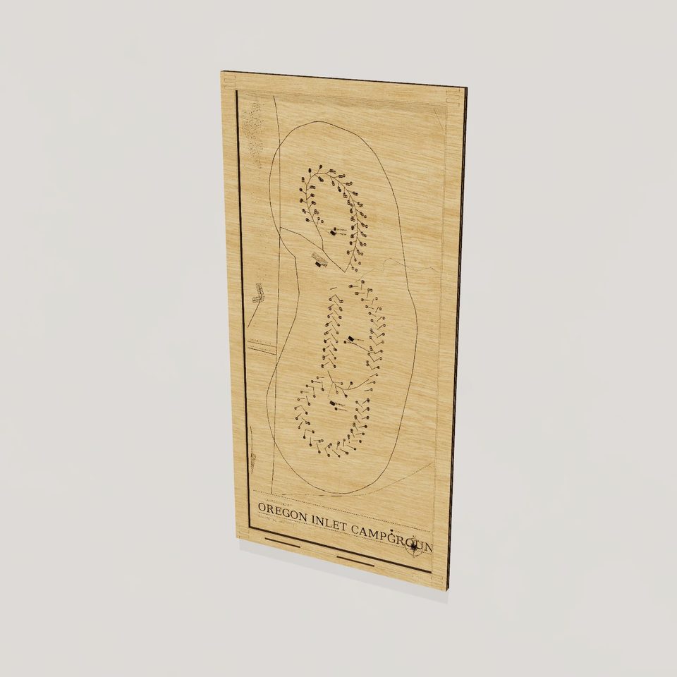 Oregon Inlet Campground map, hero view