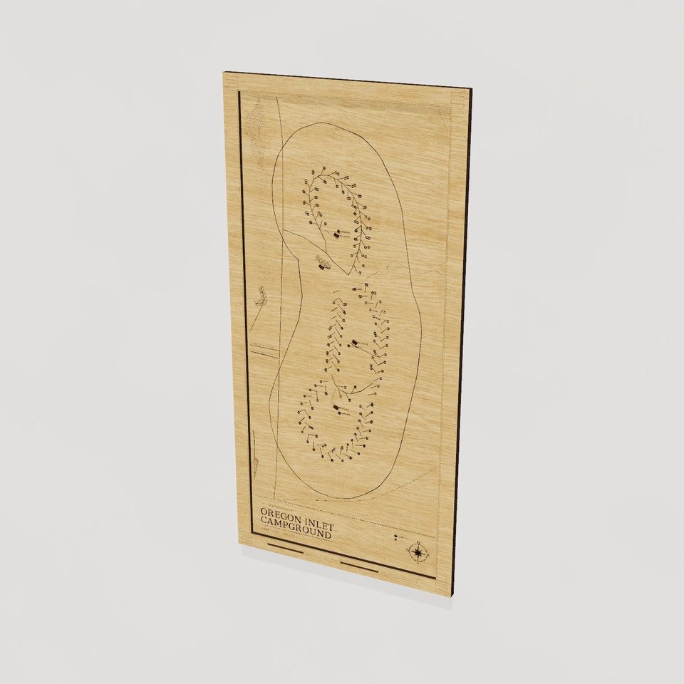 Oregon Inlet Campground map, hero view