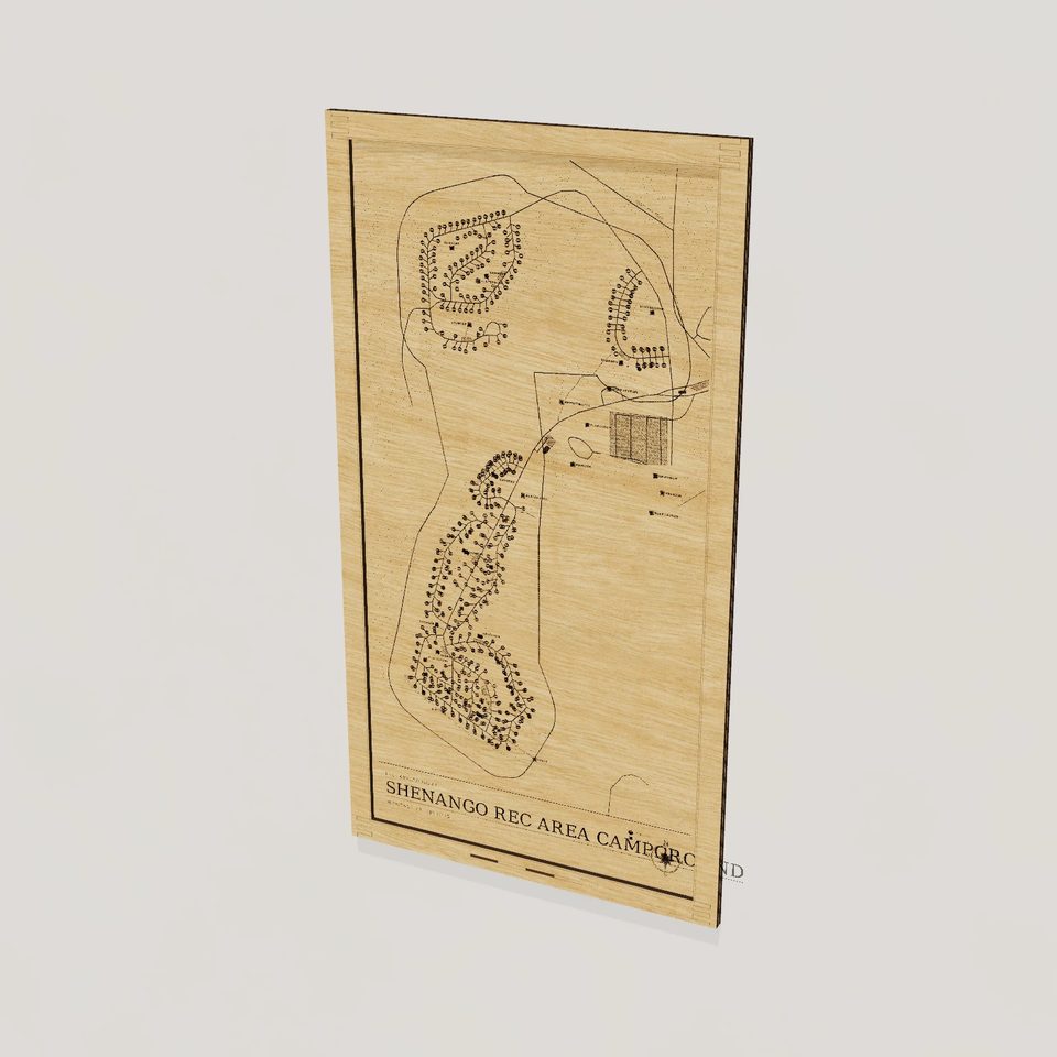 Shenango Recreation Area Campground map, hero view