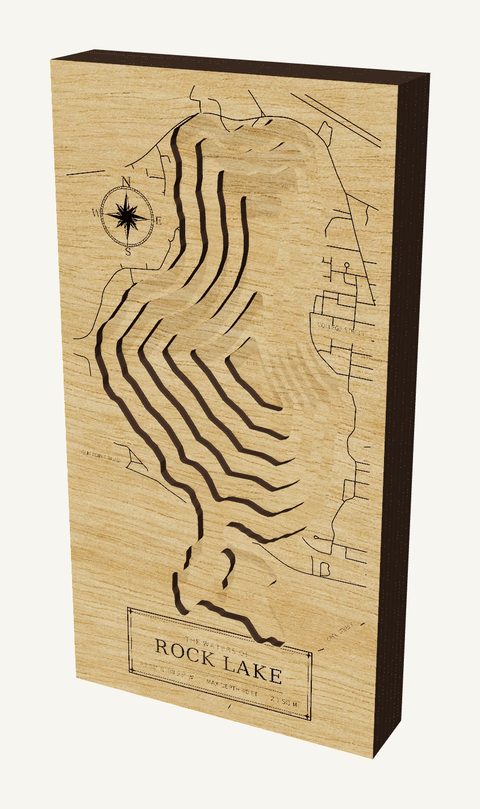 Rock Lake wood map