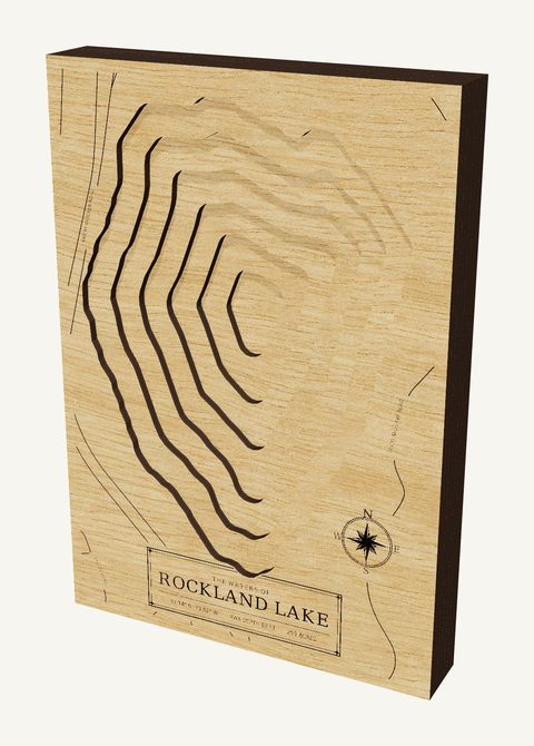 Rockland Lake wood map