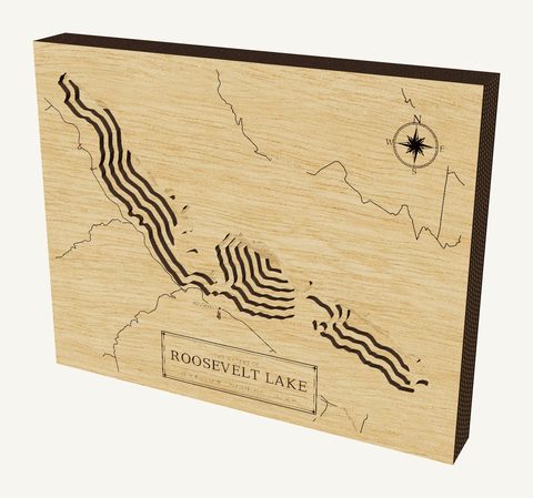 Roosevelt Lake wood map