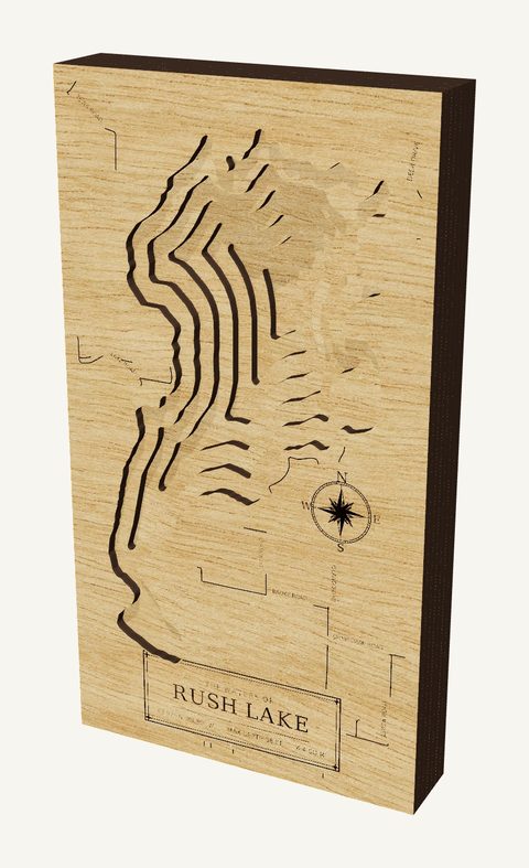 Rush Lake wood map
