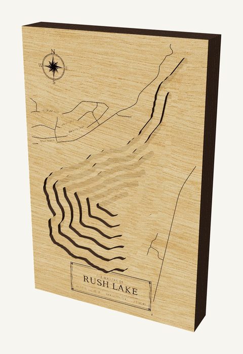 Rush Lake wood map