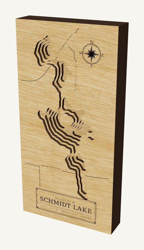 Schmidt Lake wood map