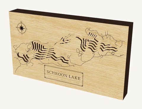 Schroon Lake wood map