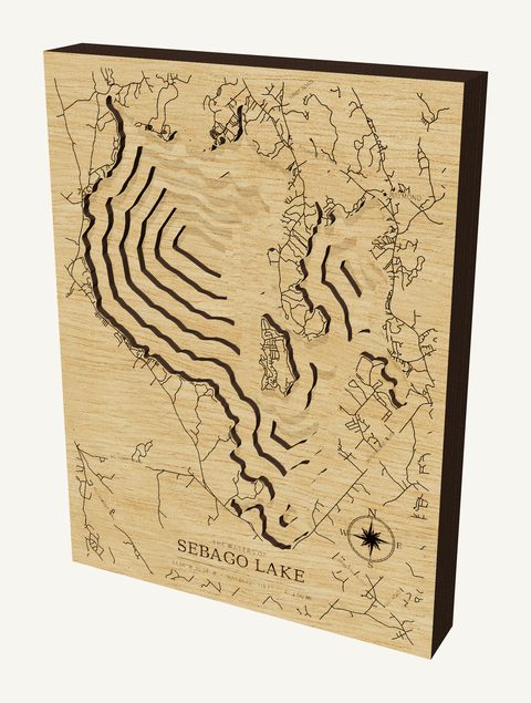 Sebago Lake wood map