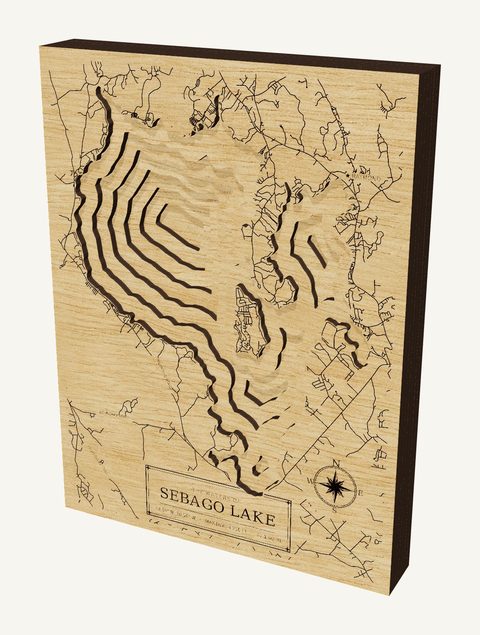 Sebago Lake wood map