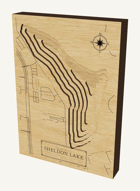 Sheldon Lake wood map