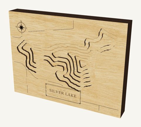 Silver Lake wood map