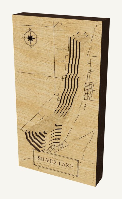 Silver Lake wood map