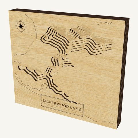 Silverwood Lake wood map
