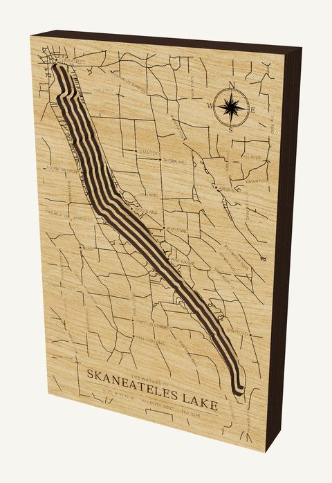 Skaneateles Lake wood map