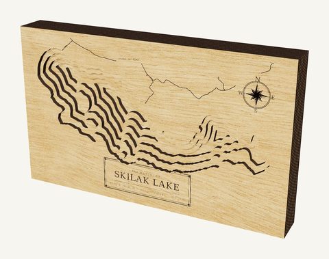 Skilak Lake wood map