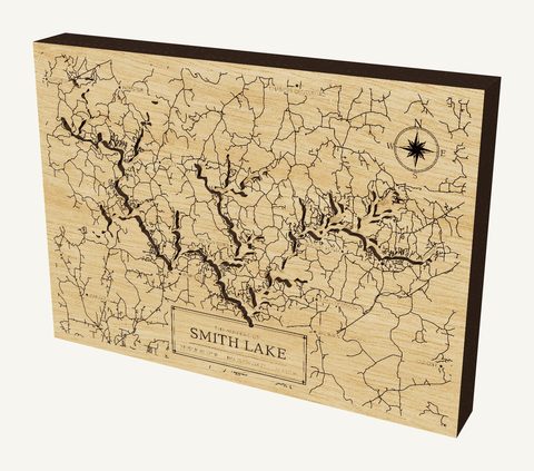 Smith Lake wood map