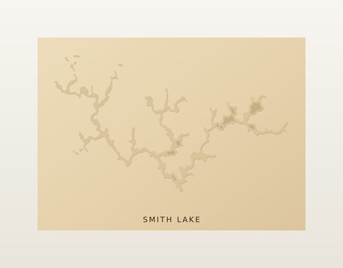 Smith Lake wood map