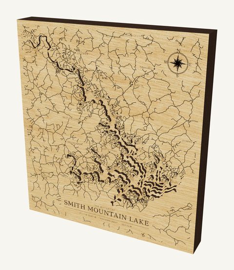 Smith Mountain Lake wood map