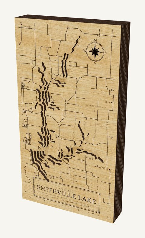 Smithville Lake wood map