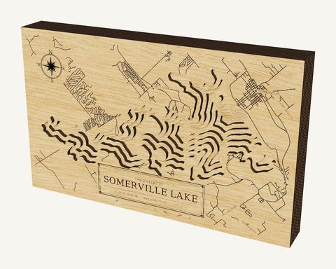Somerville Lake wood map