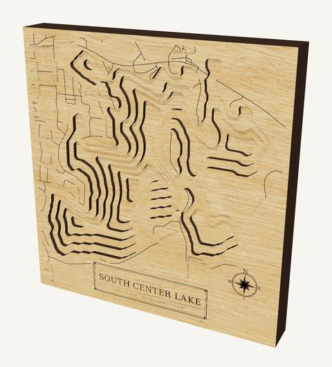 South Center Lake wood map