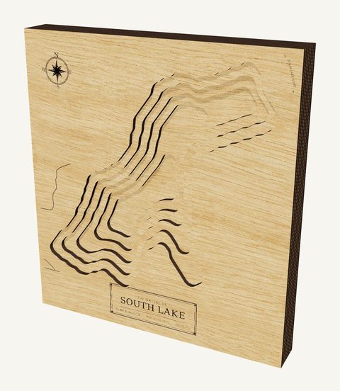 South Lake wood map