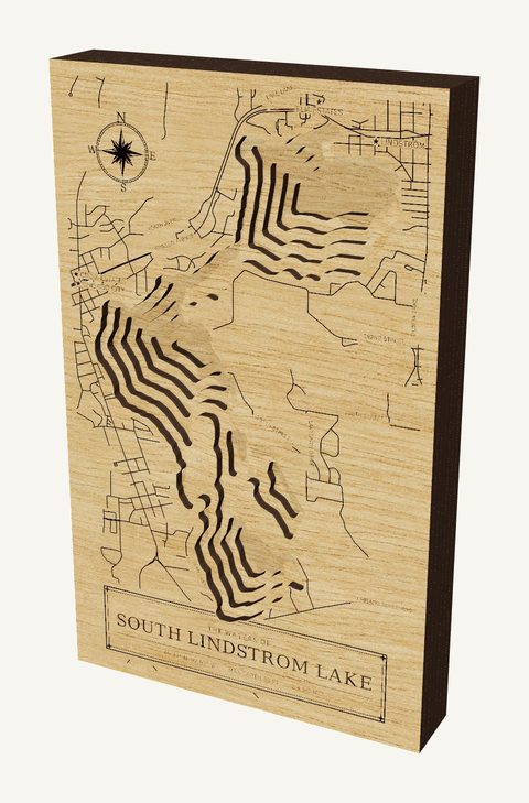 South Lindstrom Lake wood map