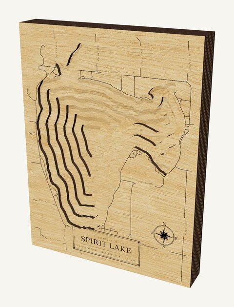 Spirit Lake wood map