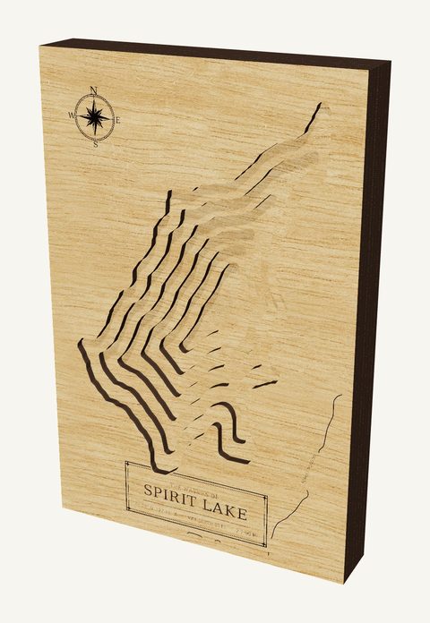 Spirit Lake wood map