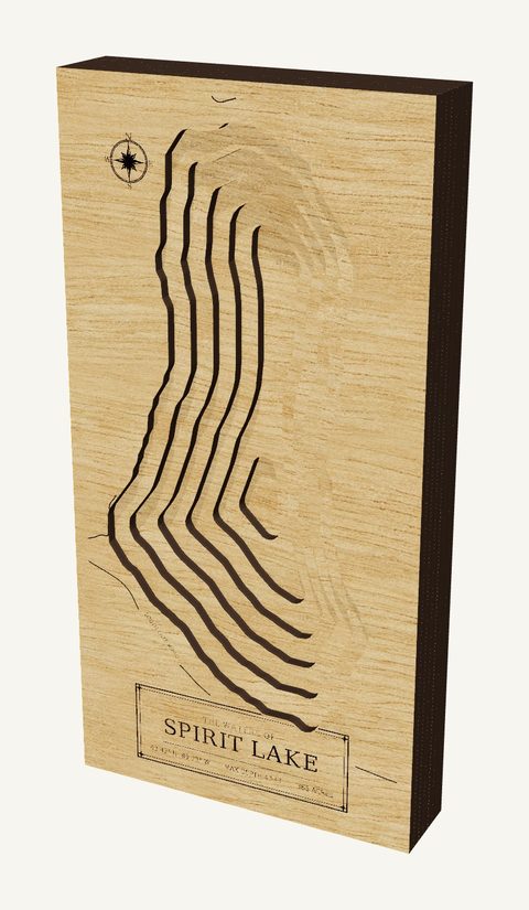 Spirit Lake wood map